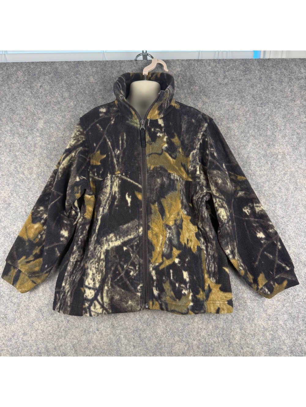 Columbia Zing III Camo Fleece Jacket WB6336 Hunting Fishing Youth Small 349